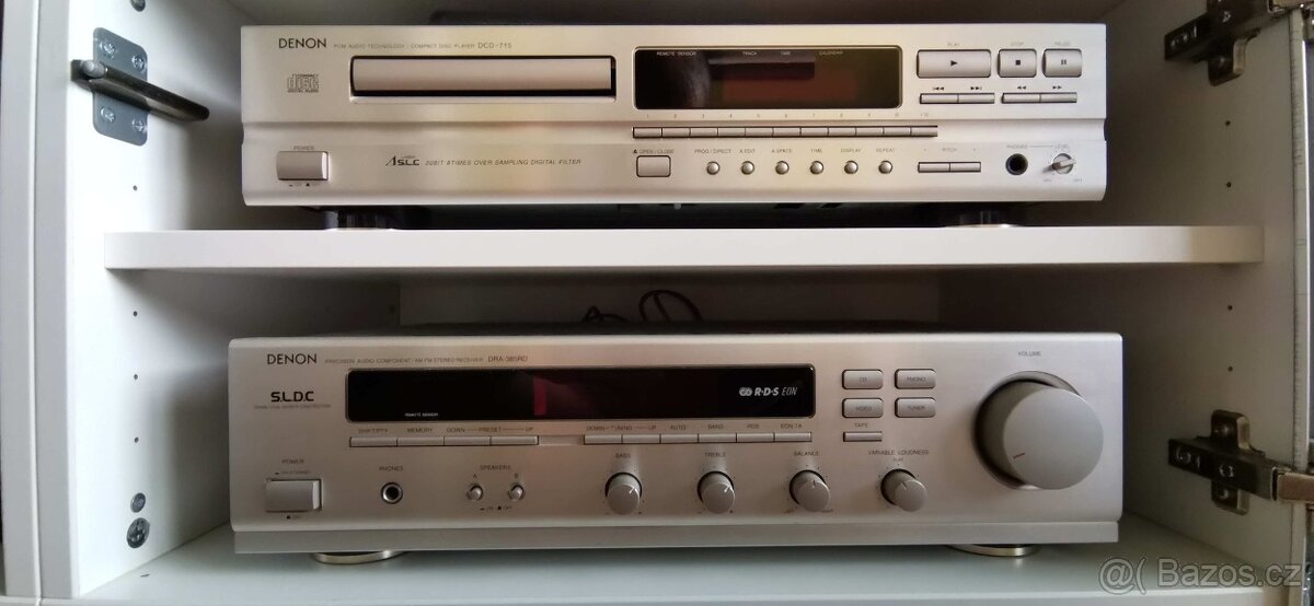 Prodám reproduktory zn. Jamo S506, DENON DRA-385RD, DENON DC
