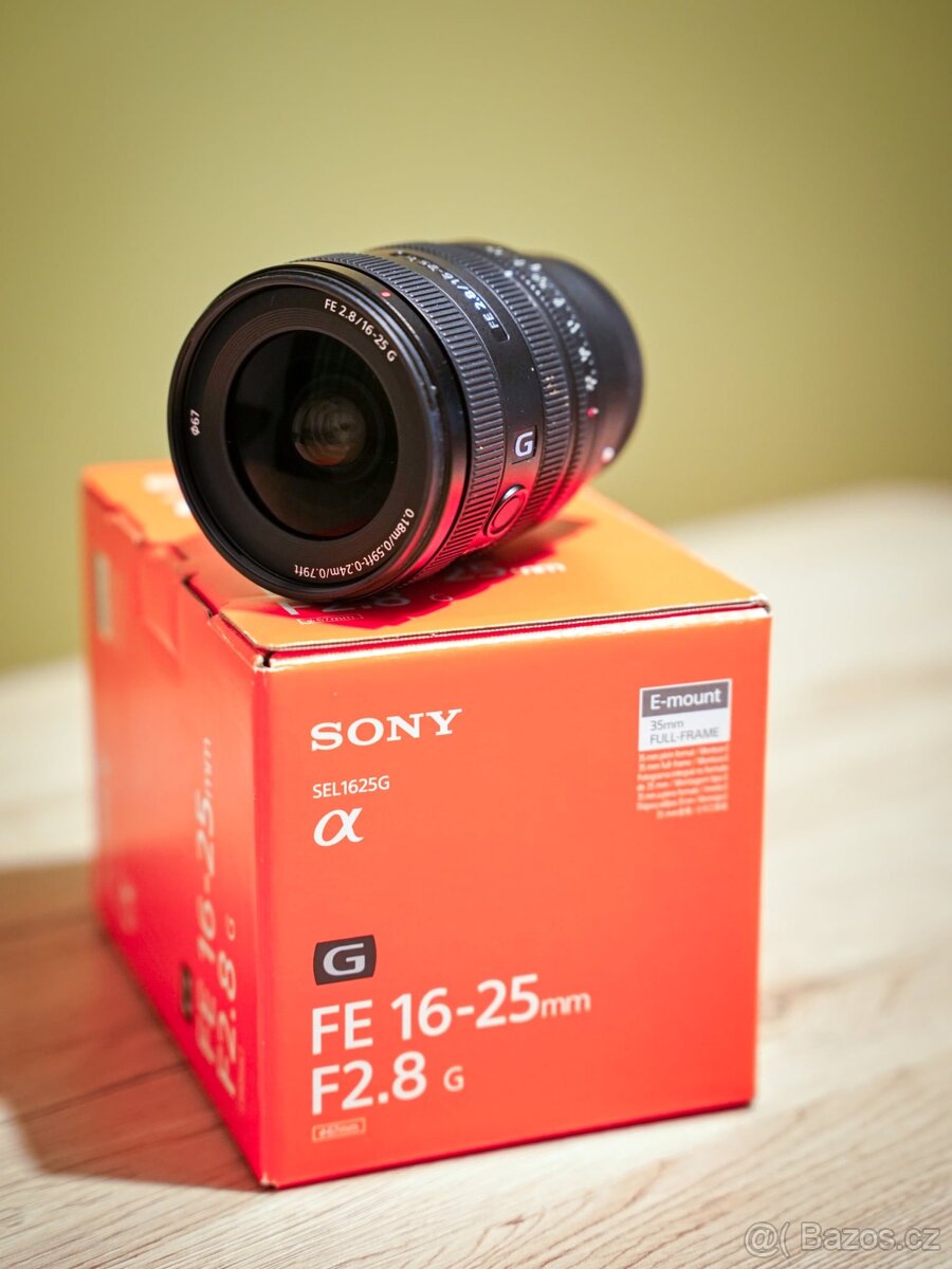 Sony FE 16–25 mm f/2.8 G