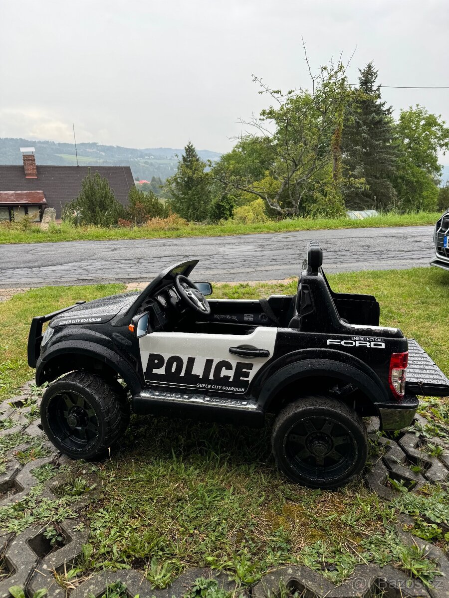 Dětské elektrické autíčko Ford Ranger Raptor Police