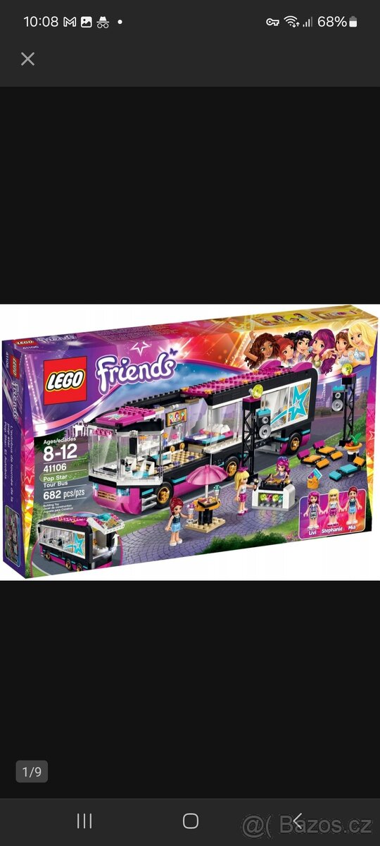Lego Friends 41106 Koncertní vůz Pop hvězdy