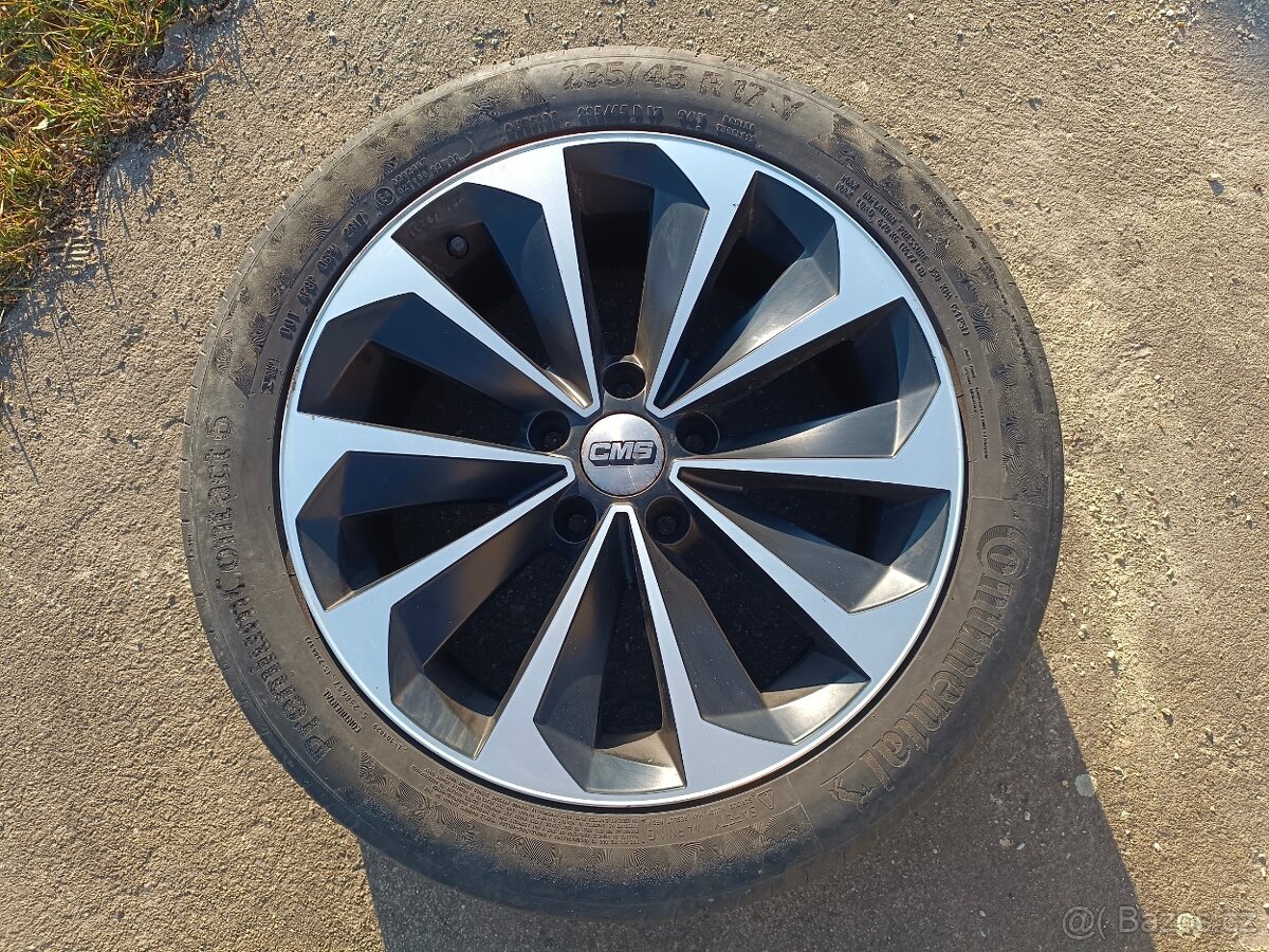 Alu kola 5x112,R17,ET47.Audi,Škoda,VW,atd.