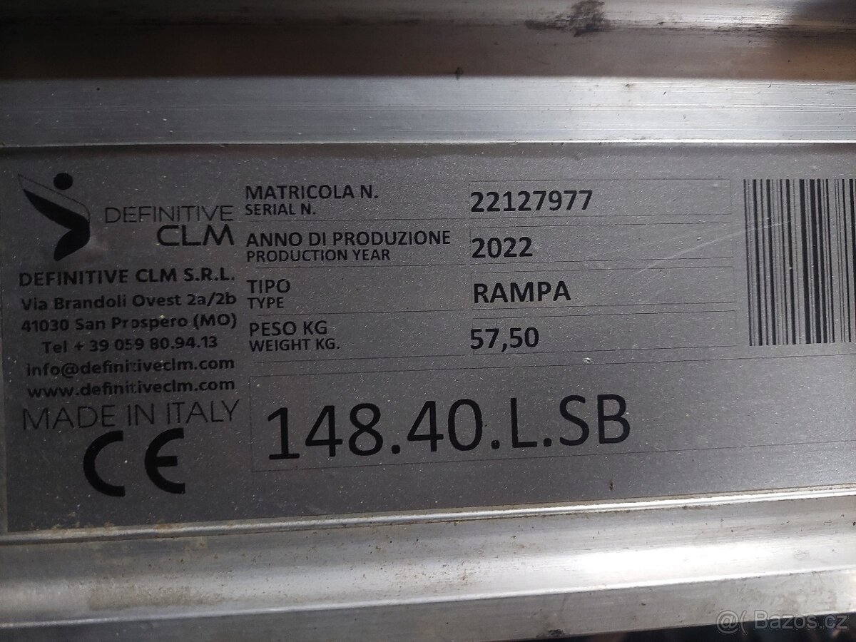 Hliníkové nájezdy 6t 4 m