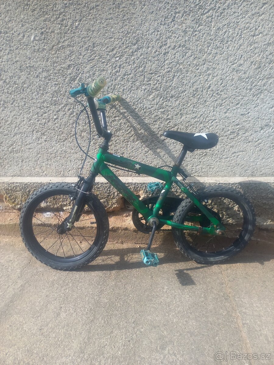 Dětské kolo 3-5 let alá BMX maskáčové