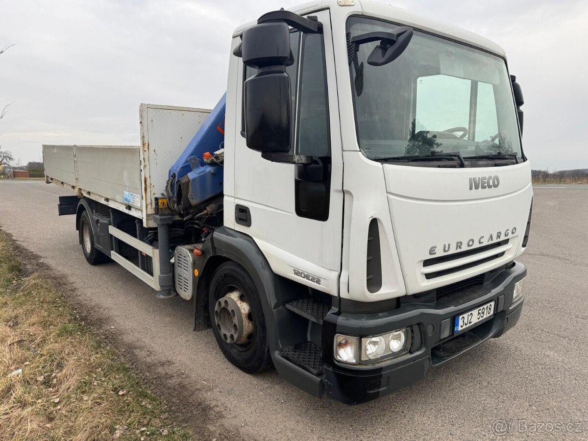 Iveco Eurocargo 120 s hydraulickou rukou, naj. jen 72000km
