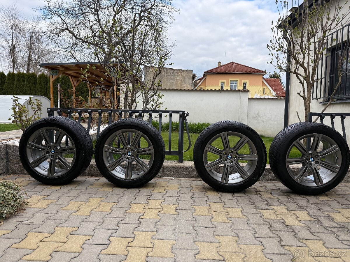ALU BMW 4KS +ZIMNÍ PNEU BRIDGESTONE VZOREK 80% ROZ.275/45R20