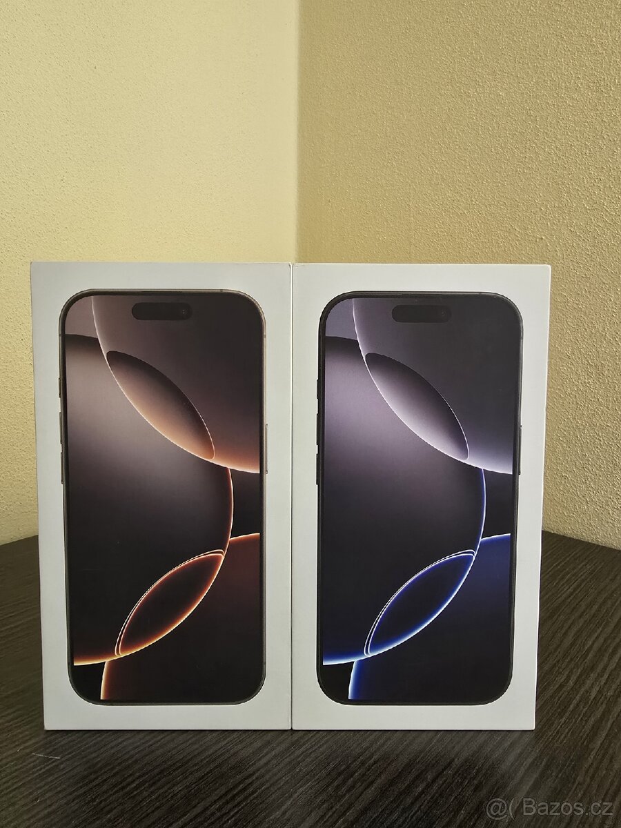 Apple iPhone 16 pro 128GB Desert, Black