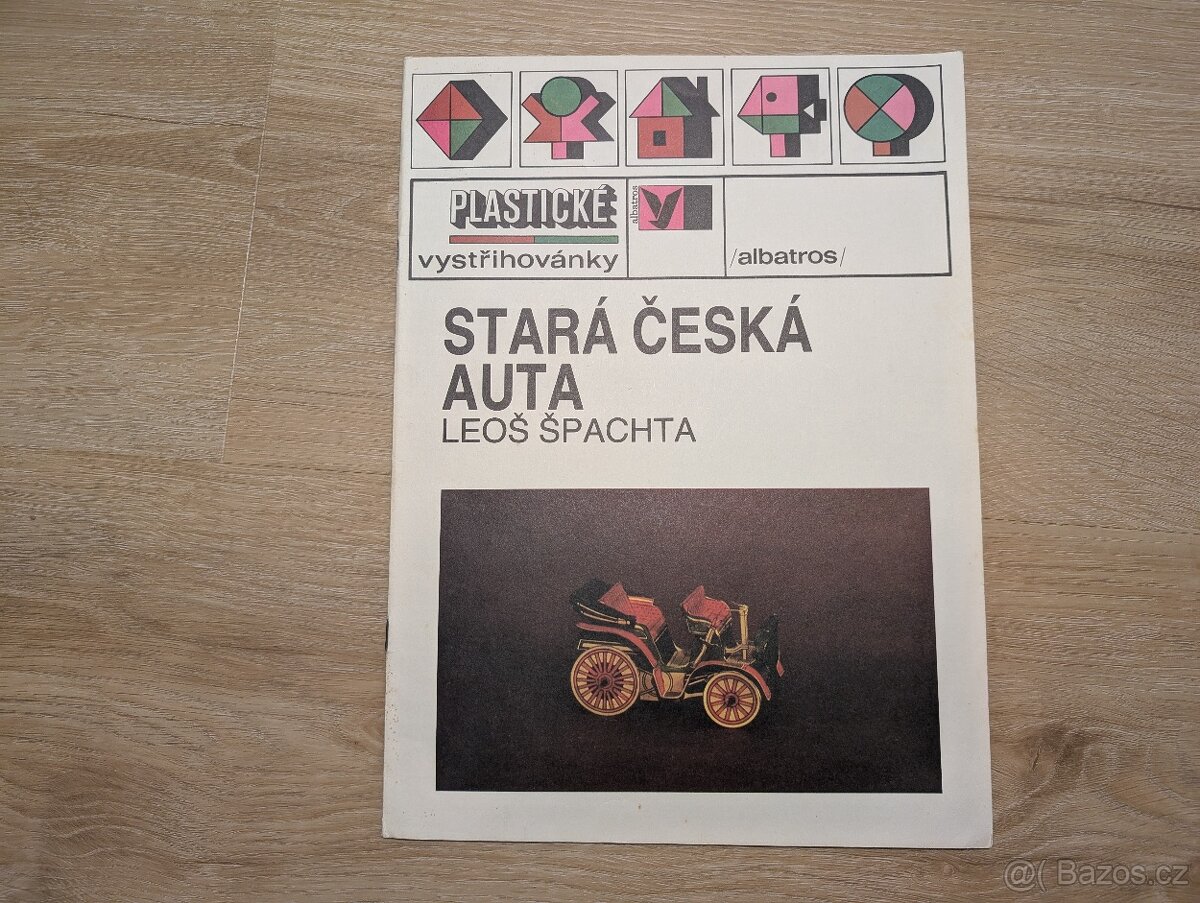 🚗 Plastická vystřihovánka – Stará Česká auta 🚗