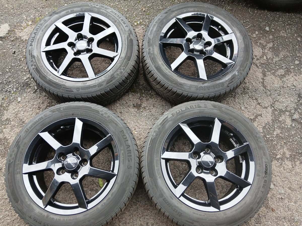 Prodám sadu ALU kol Europe 205/55R16 zimní