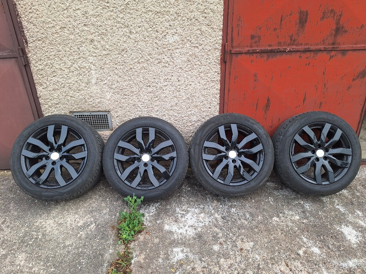 ALU disky R17 5x108 7,5J17H2 (ET44) + pneu 215/55 ZR17 98W