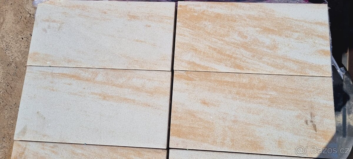 Výprodej- dlažba zahradní plošná 60x30x6 cm Honey 2.jak.