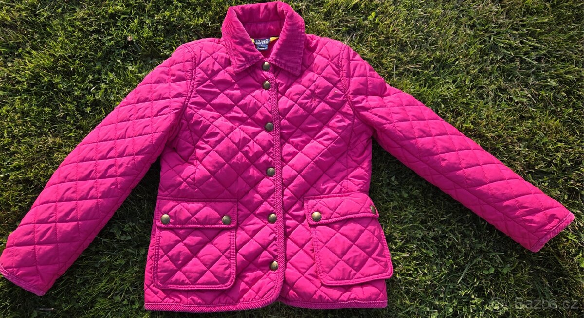 Dívčí kabátek Ralph Lauren vel.8-10 let