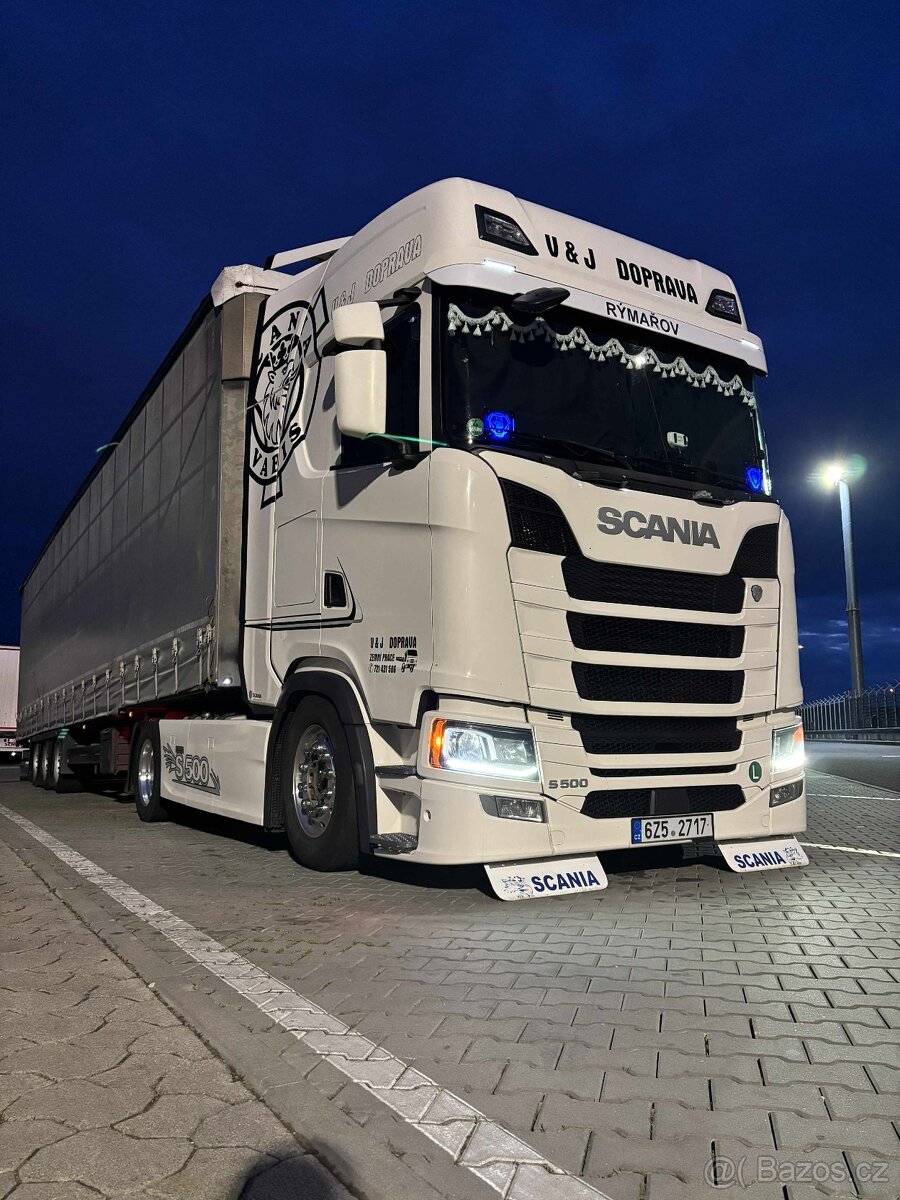 Prodam scania S500 lowdeck + návěs schmitz
