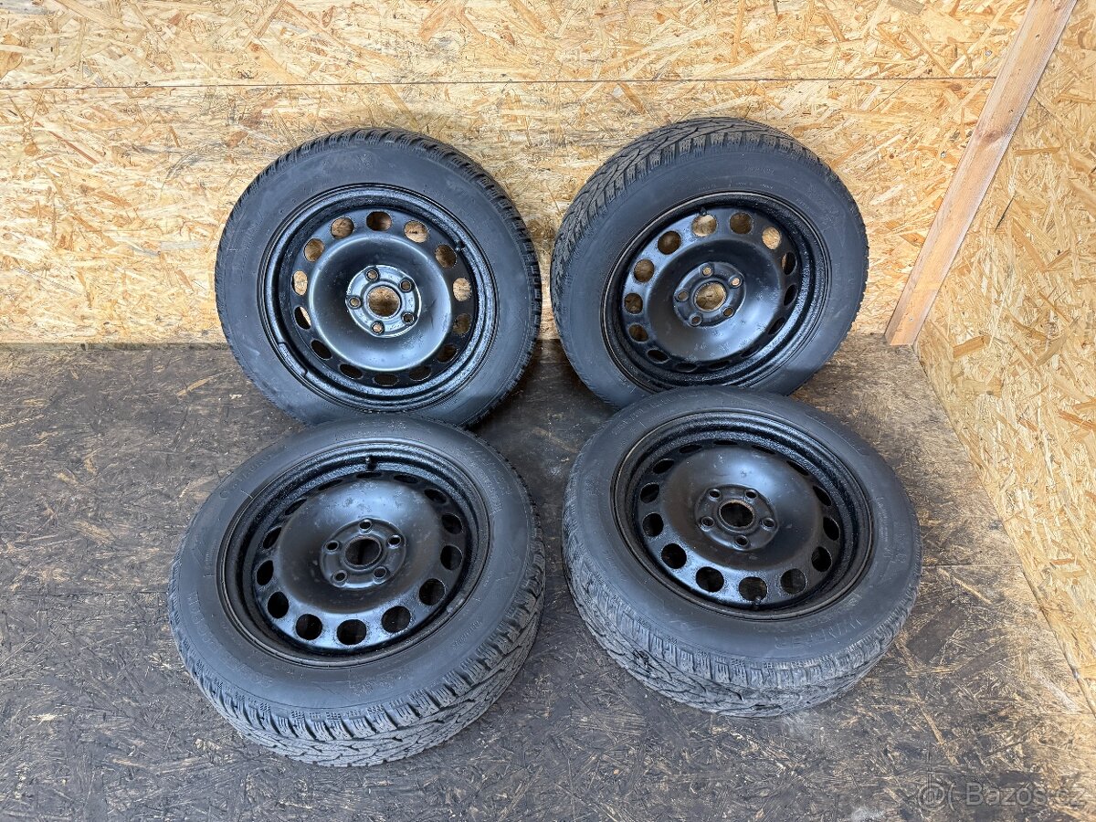 SADA DISKŮ 61/2Jx16H2 ET50 5X112 57,1mm 205/55 R16 ZIMNÍ