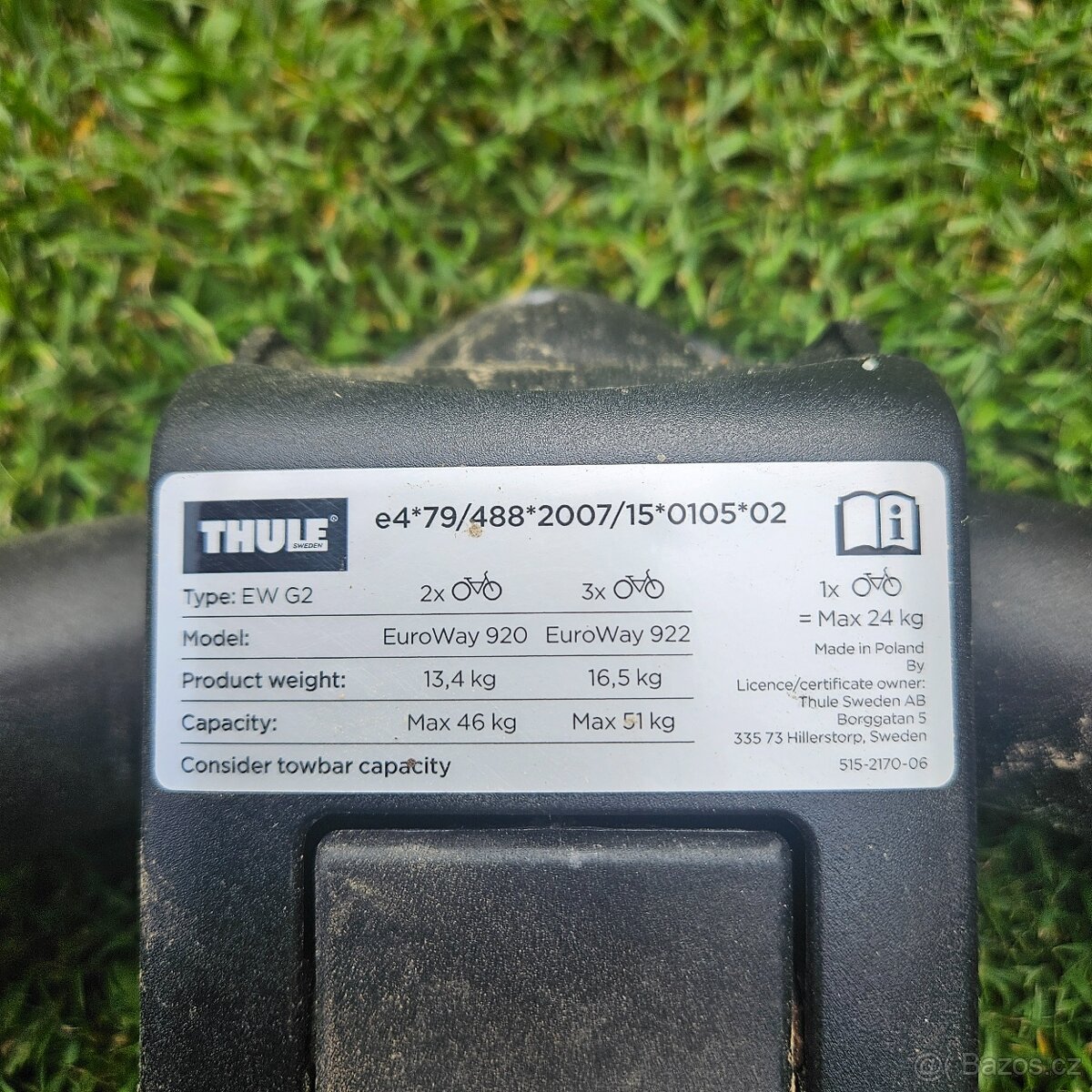 Prodám Thule EuroWay G2 920