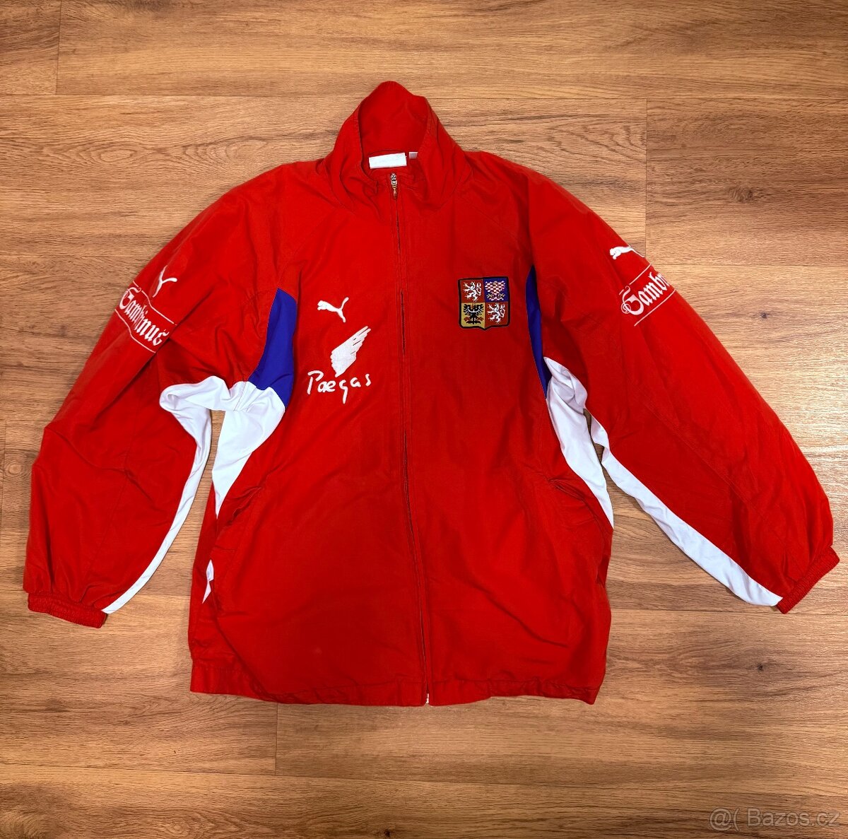 Reprezentační bunda Puma,fotbal,2000,Řepka,Praha