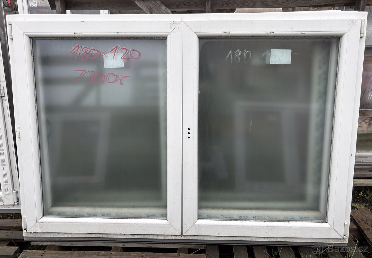 Prodám plastové okno 180x120