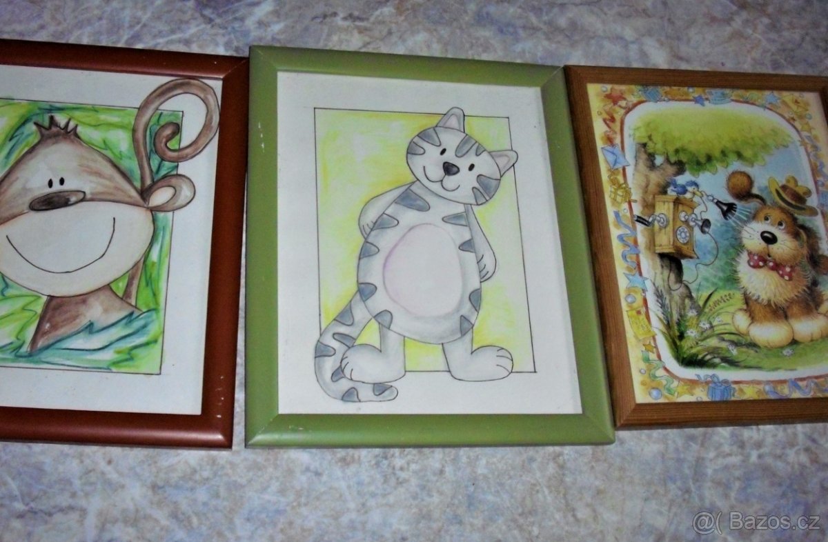 Obrázky do dětského pokoje.
