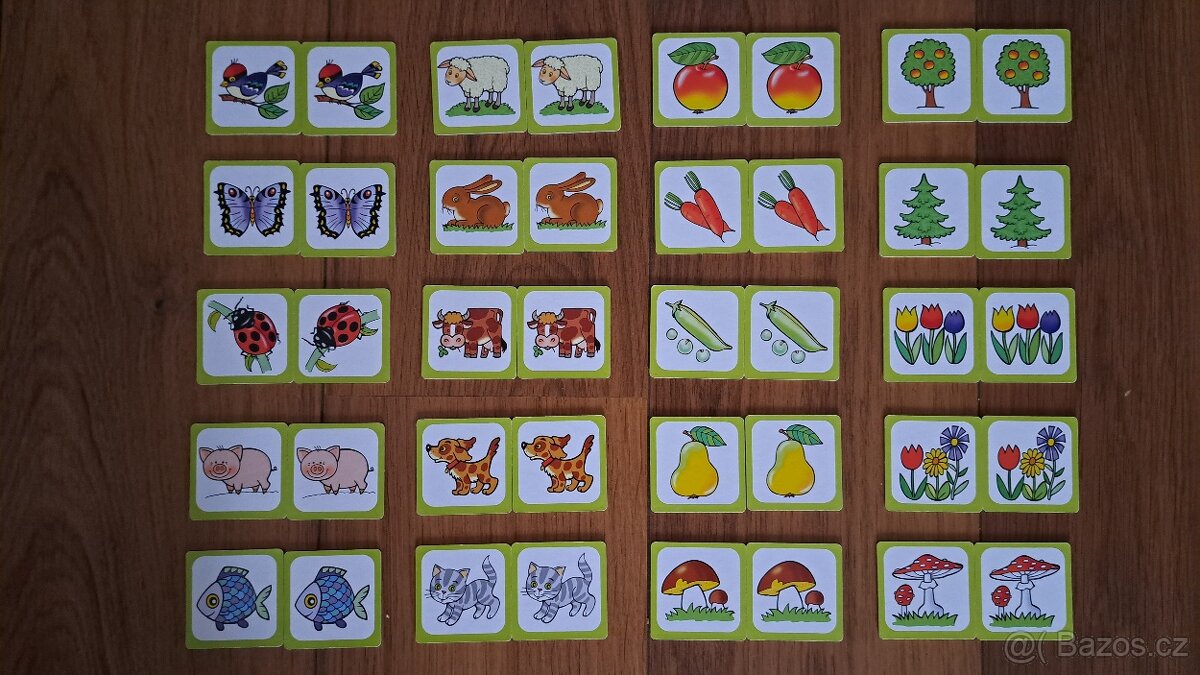 Tvrdé pexeso Zvířata