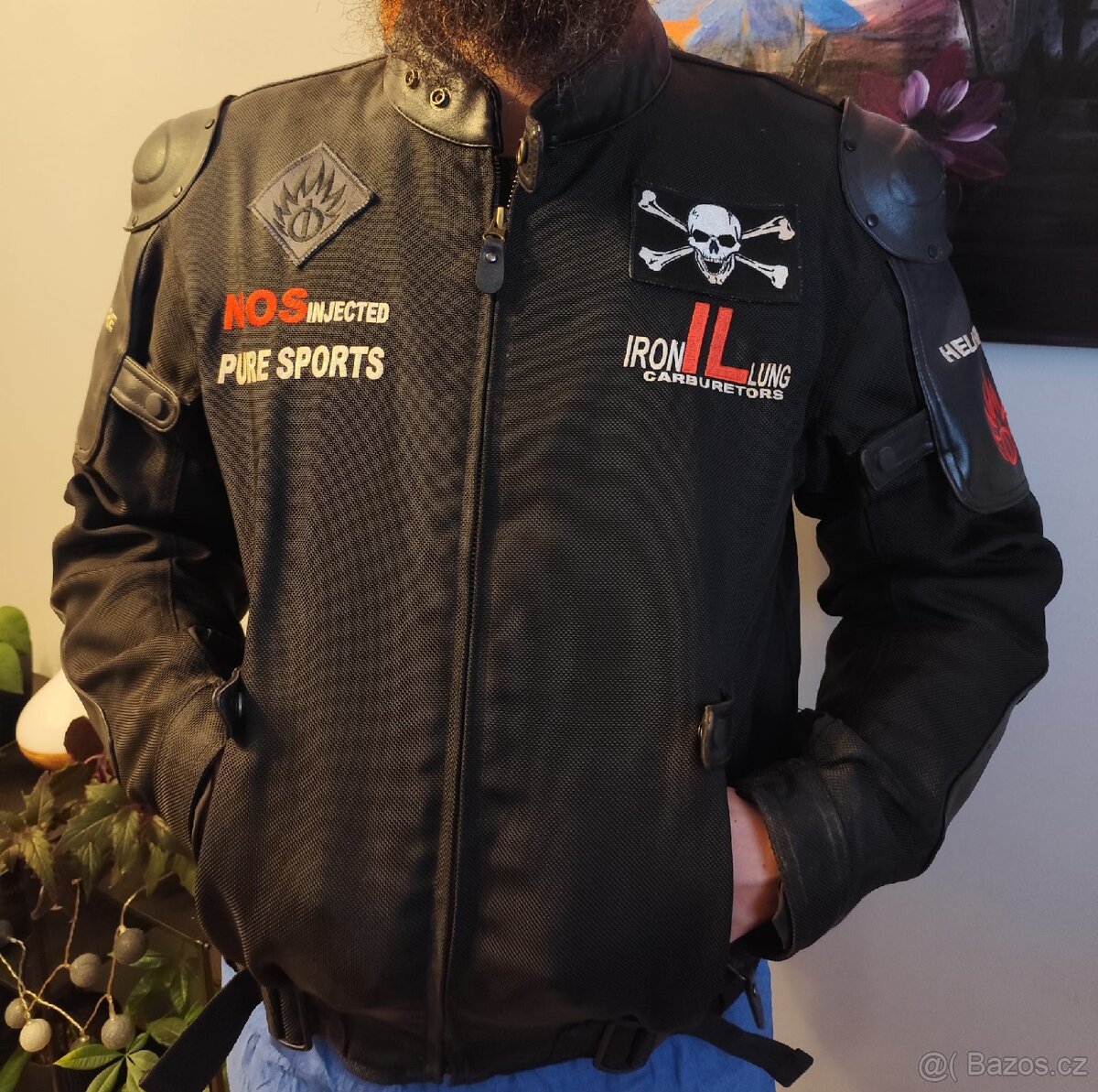 Motorkářská bunda L