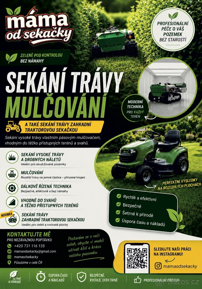 Sekání vysoké trávy
