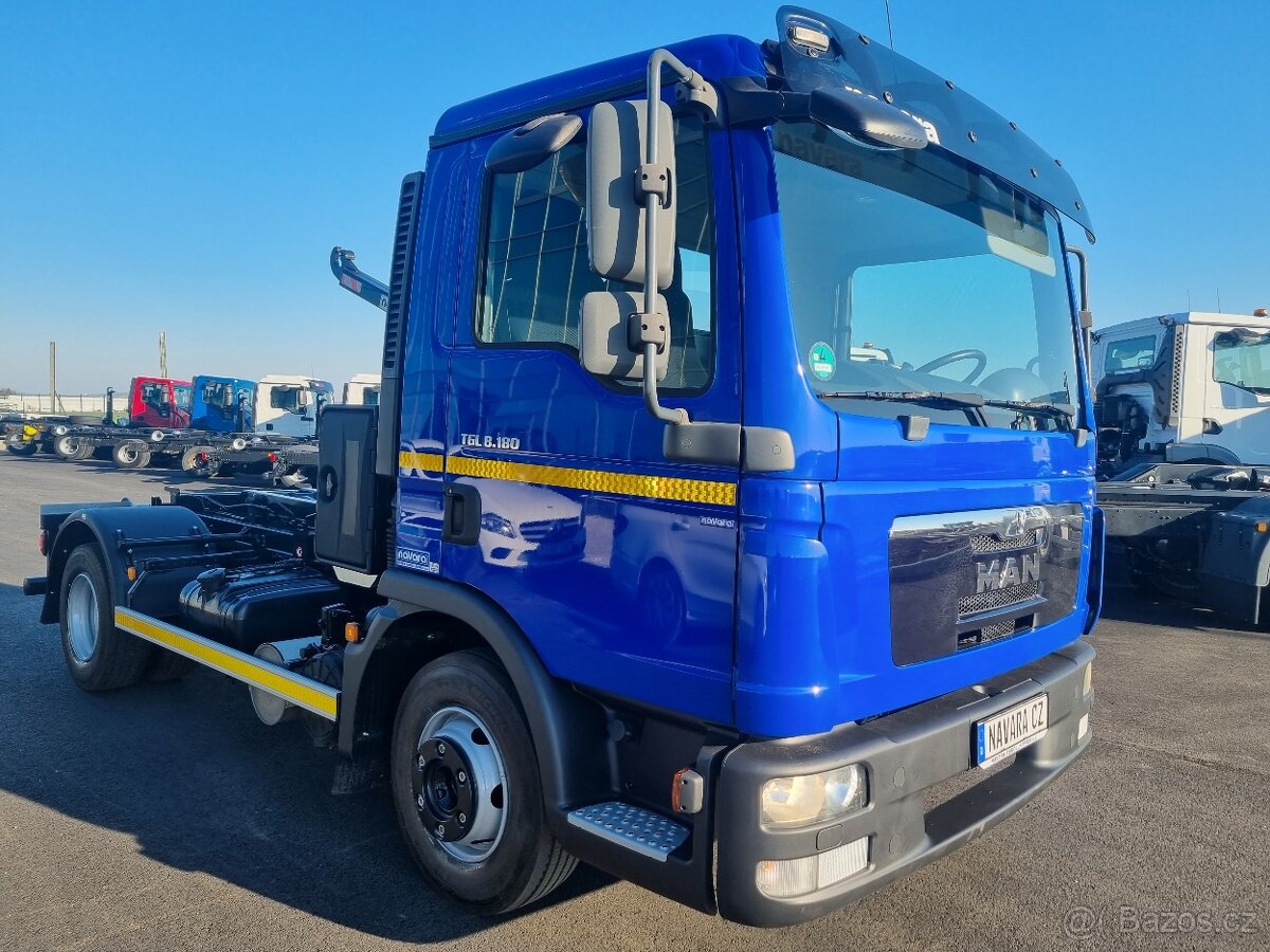 MAN TGL 8.180 4x2 BL + NOVÝ NOSIČ KONTEJNERU 5T