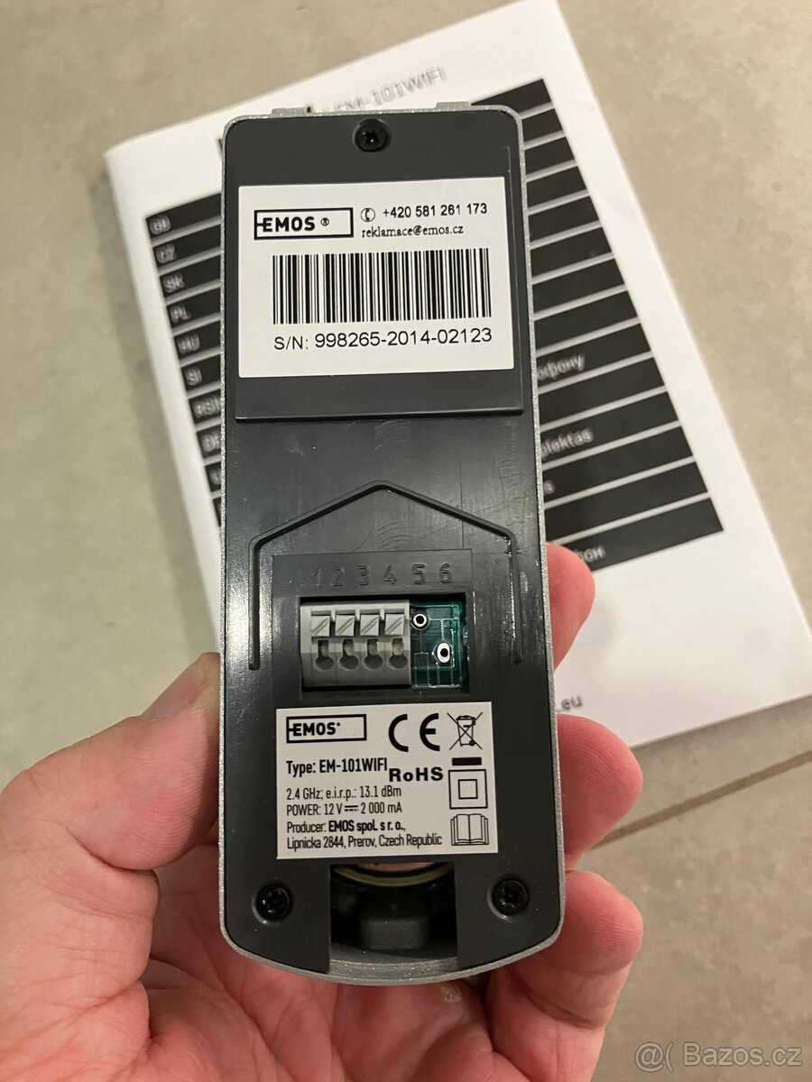 Zvonek EM-101Wifi k videotelefonu EMOS H2014 - nové