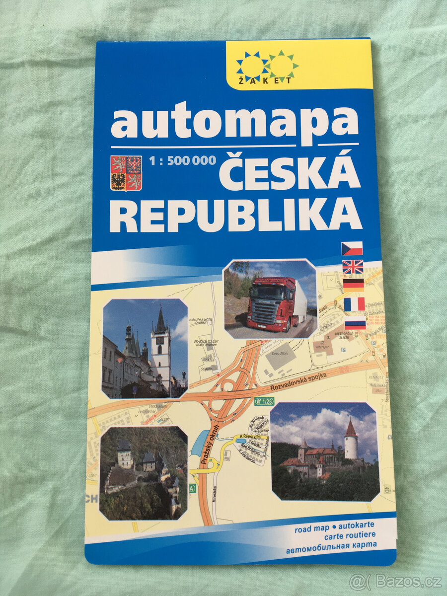 Česká republika, ČR - automapa, autoatlas - NOVÁ