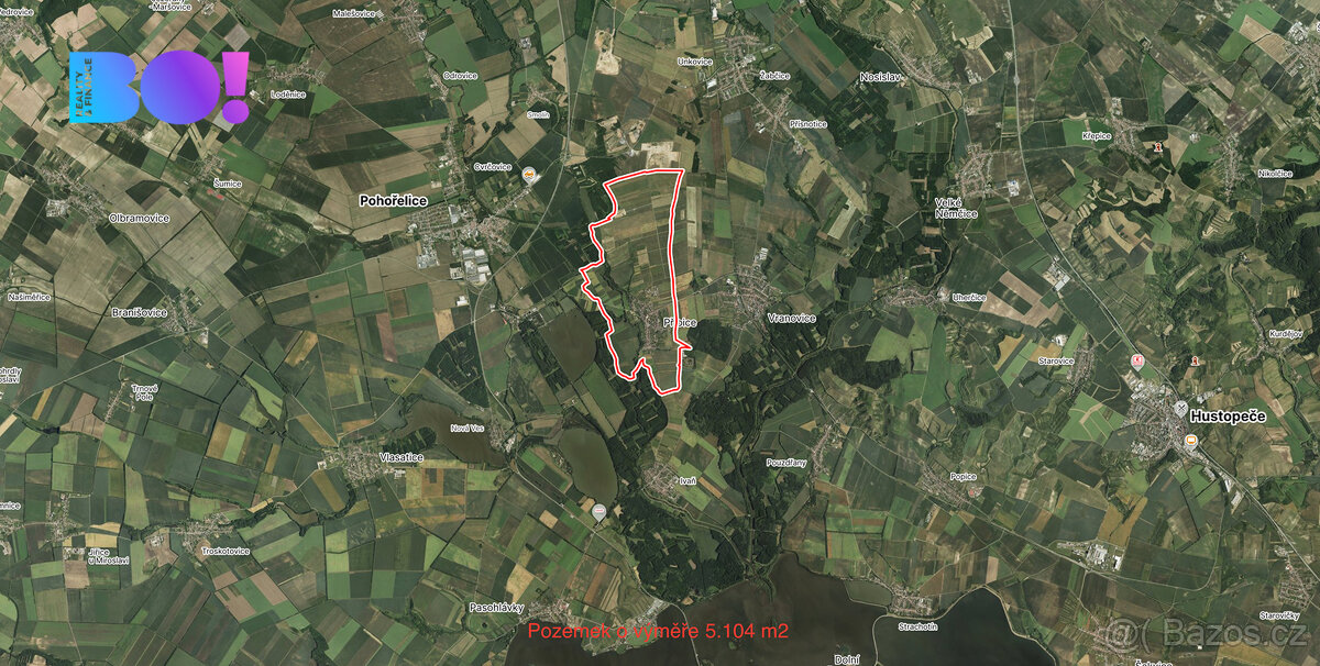Prodej pole, 5104 m², Kudlovice
