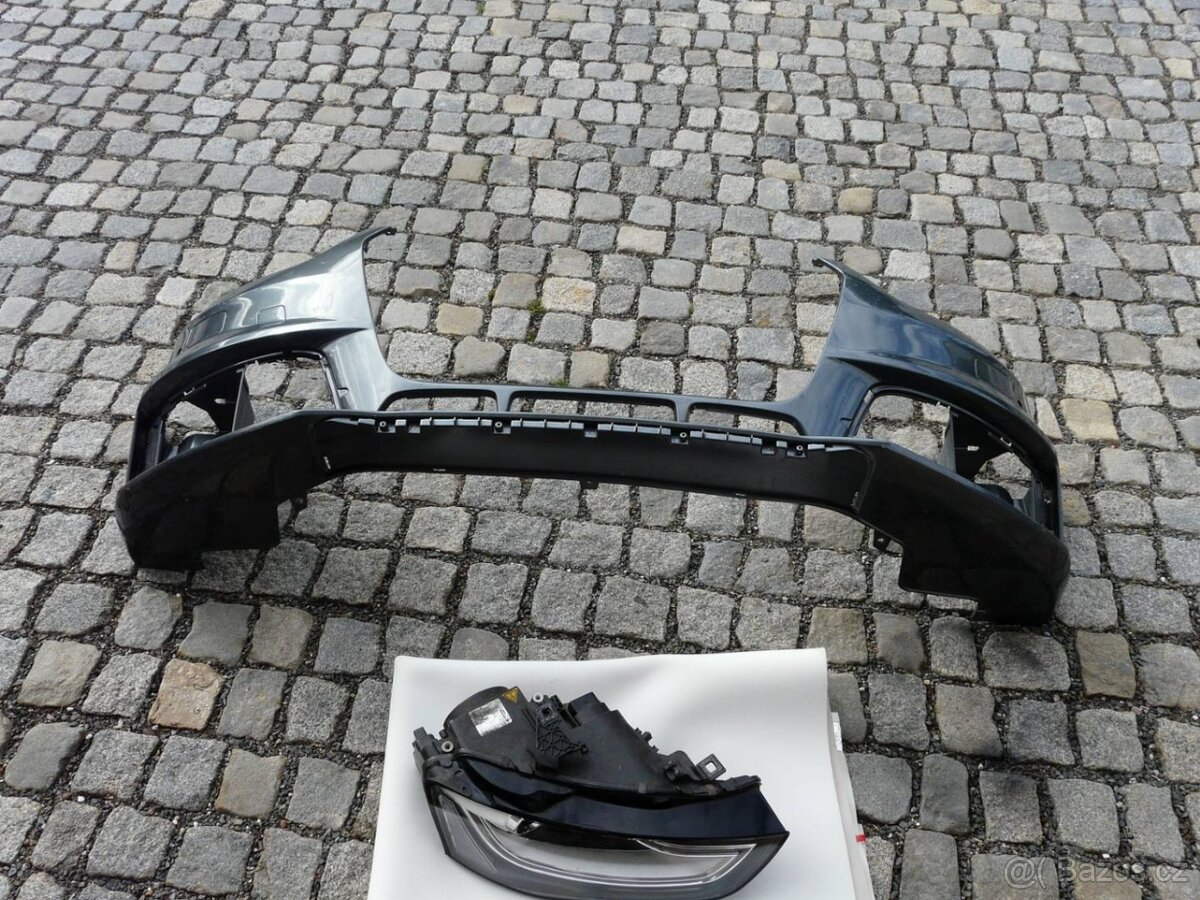 AUDI A4 , 8K ,PŘEDNÍ NÁRAZNÍK + SVĚTLO