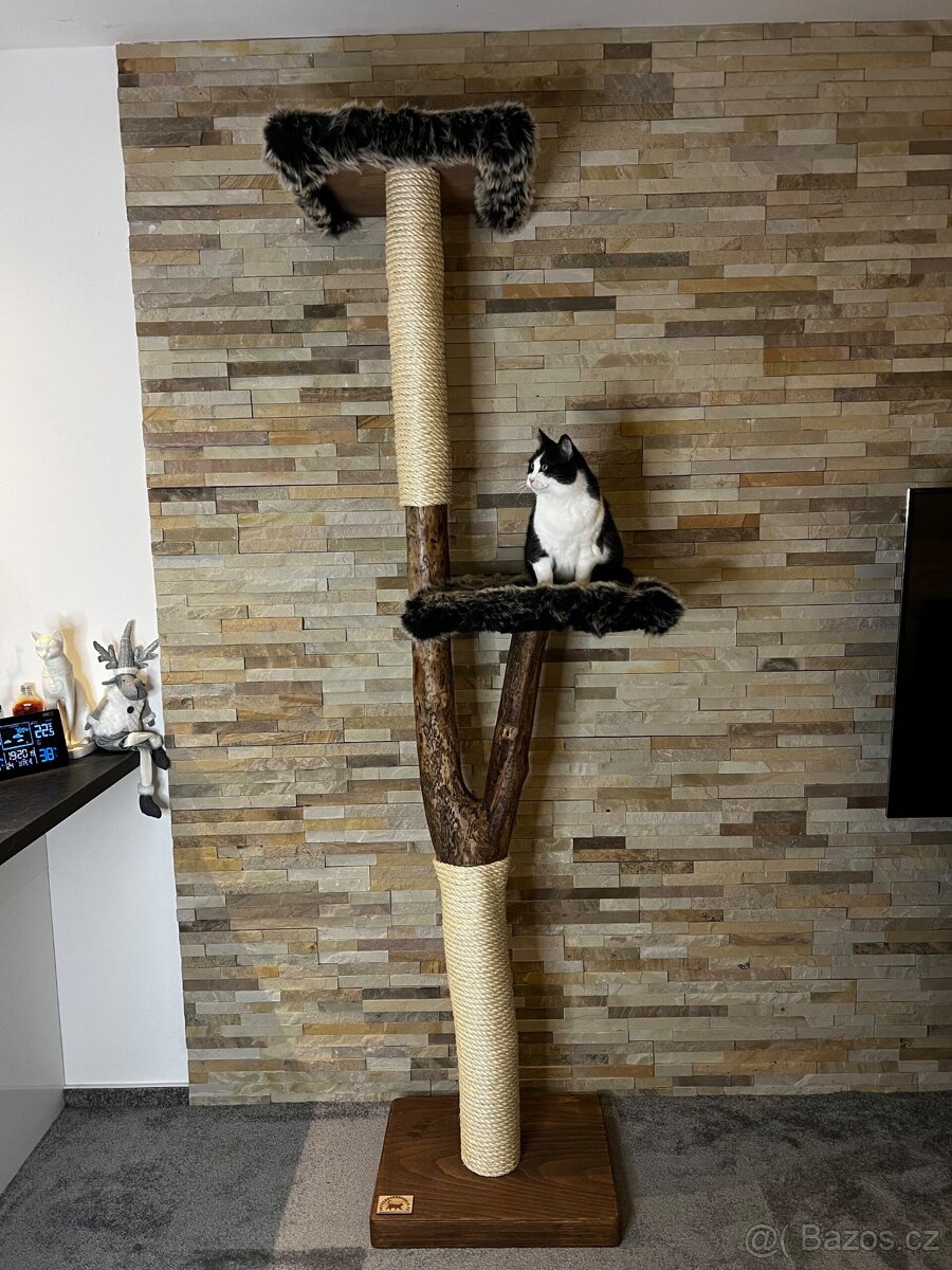 Kočičí stromy ze dřeva