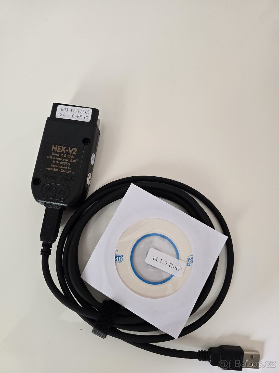Diagnostika HEX-V2 VCDS 25.3 CZ