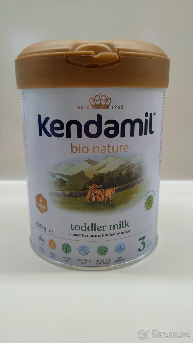 Kojenecké mléko Kendamil Bio Nature 3 - 2 ks