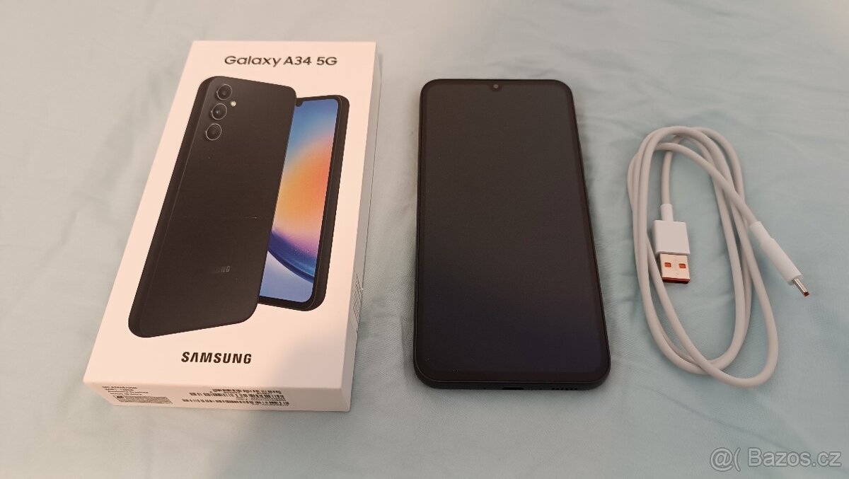 Samsung A34 5G, 6/128GB, CZ distribuce, super stav a cena
