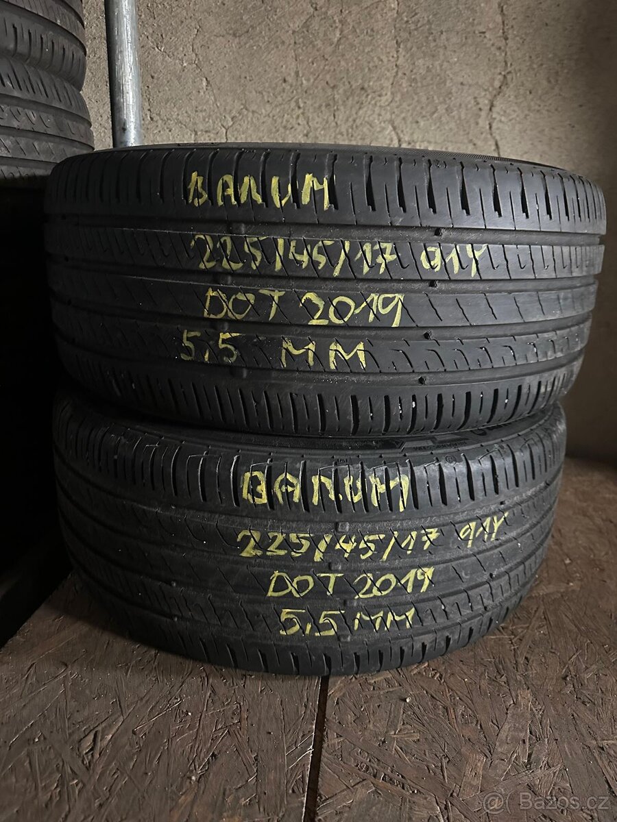 Letní pneu Barum 225/45/17 - 2019