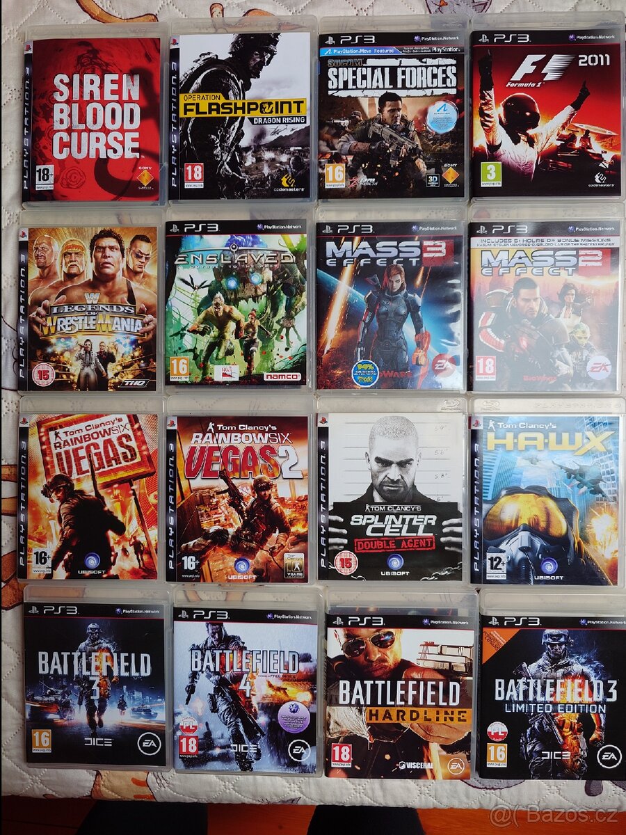 Hry na PS3 - PlayStation 3 posílám i zásilkovnou..