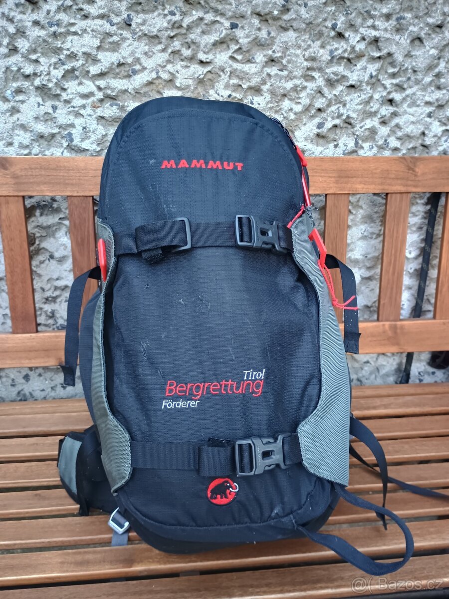 Lavinový batoh Mammut Ride 30 RAS ///carbon a hliník kartuše