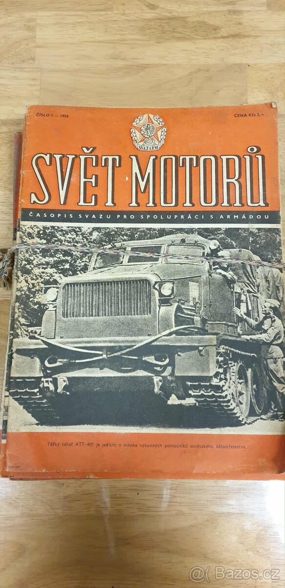 Časopis Svět Motorů ročník 1958