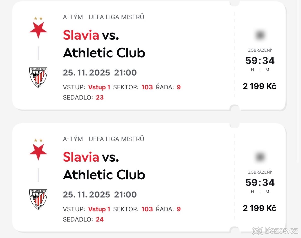 SK Slavia Praha x Athletic club Bilbao