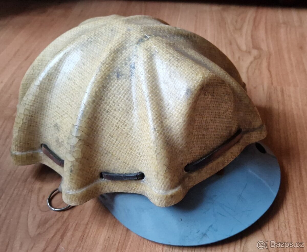 Hornická helma,přilba želva laminátová 4x,hornická lodička