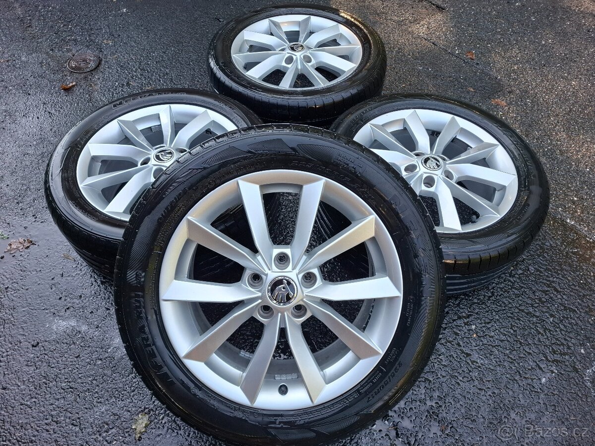 Alu kola 17" Škoda Scudo 5x112 s pneu 225/50R17