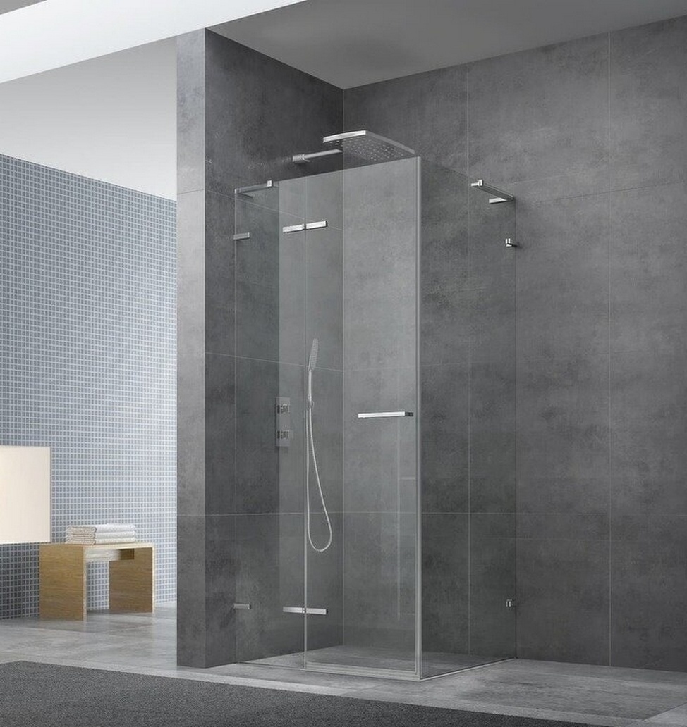 Sprchový kout 80 x 100 x 195cm x 8mm- luxus- nový