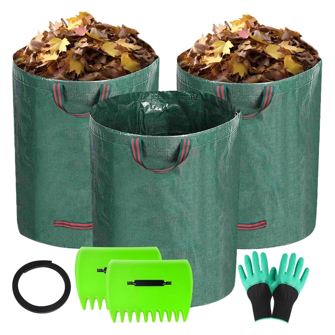 Opakovaně použitelný zahradní pytel 3 x 272l