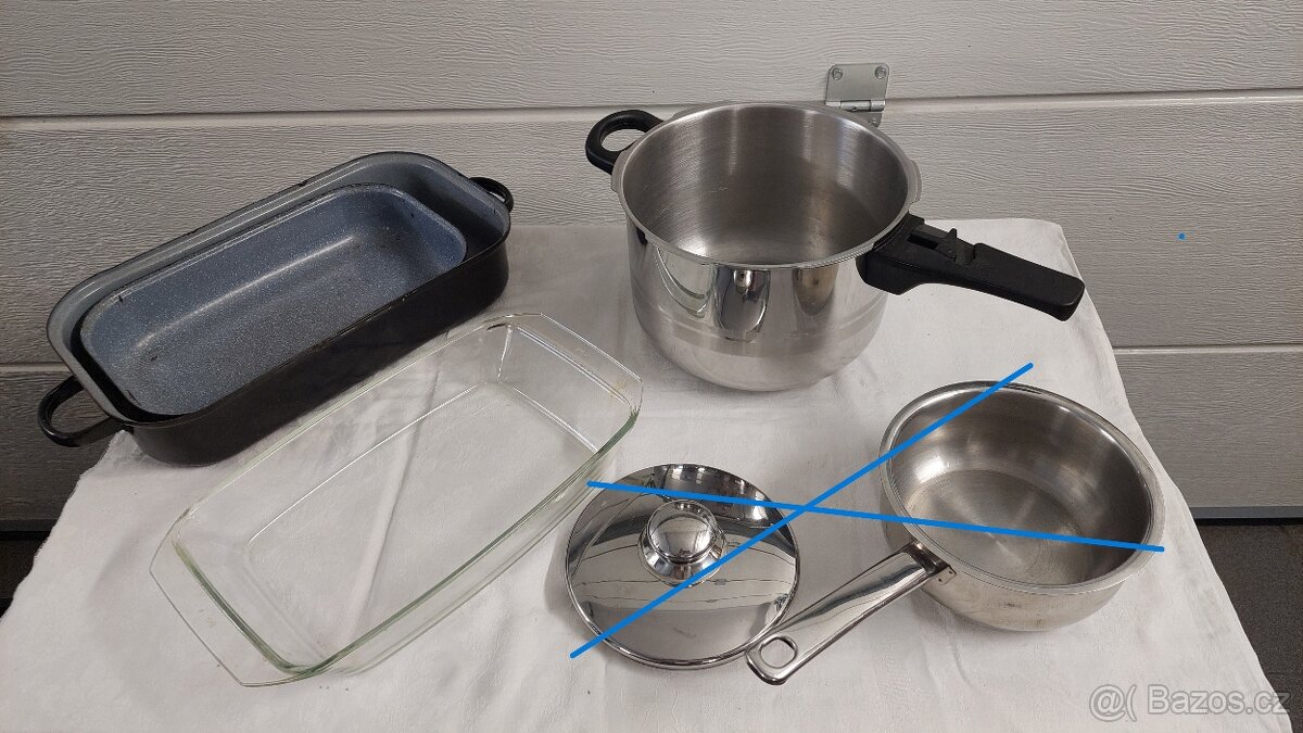 Nádobí - hrnce, pekáče