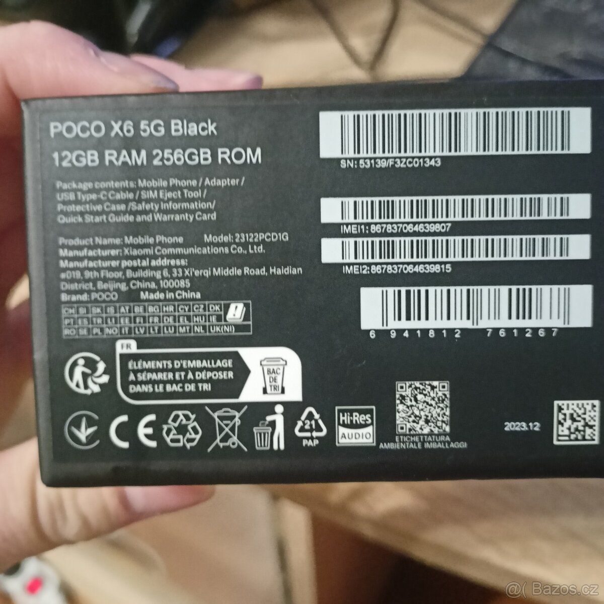 Prodám Poko X6 5G 12GB Ram /256GB