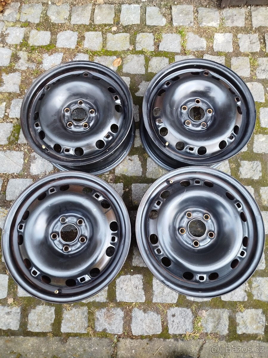 Plechové disky 5x100 R15 Škoda Roomster,Fabia 2