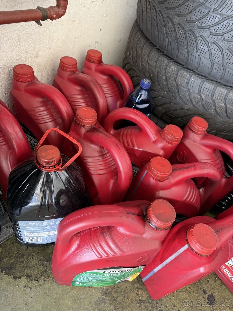vyjetý motorový olej