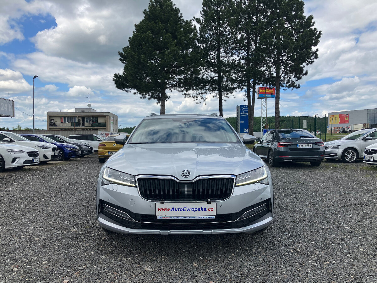 ŠKODA SUPERB SCOUT 2,0 TDI 140 KW TAŽNÉ
