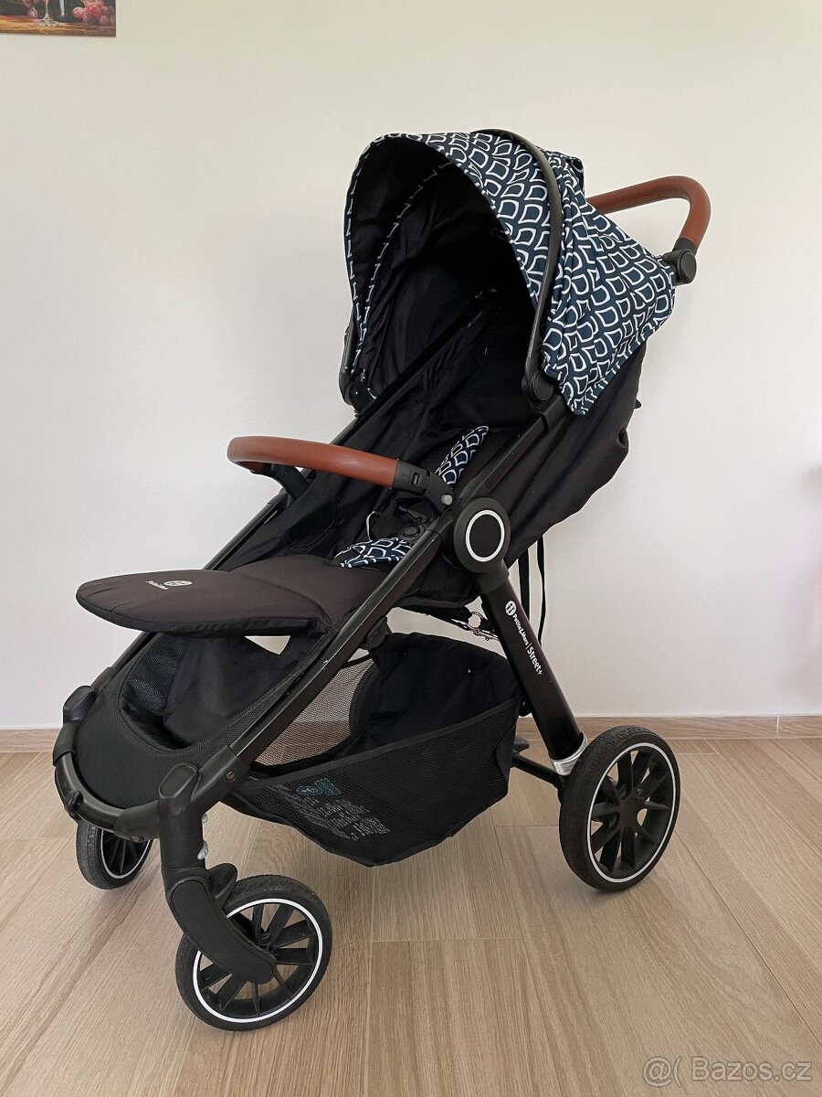 Kočárek Petite&Mars Street+ RWS Oak + nánožník a taška