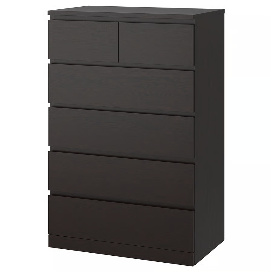 Komoda IKEA Malm 6 zásuvek