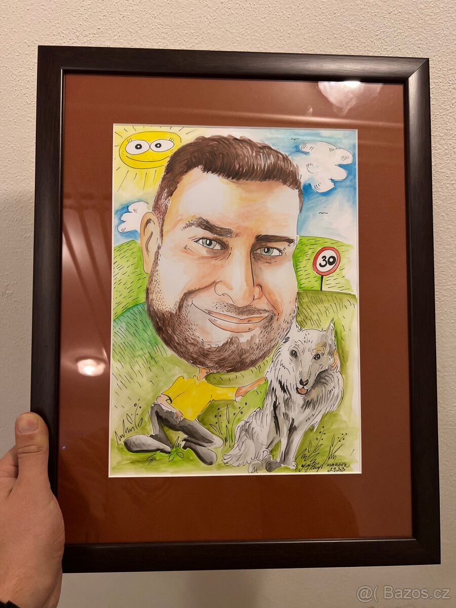 Obraz karikatura